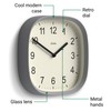 JONES CLOCKS Square Retro Wall Clock Made of High Quality