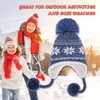 Dosoni Winter Hats for Women Knit Beanie Soft Warm Fleece