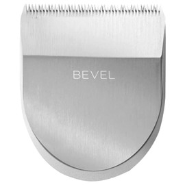 Bevel Square Trimmer Blade Attachment - Compatible with Bevel Device Only, Cordless Trimmer Attachment Head for Face, Beard, Mustache, Neck & Body - Silver, 1 Count