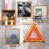 FLKQC Warning Triangles Safety Triangle Emergency Kit, 5 Pack Foldable