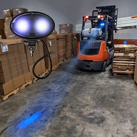 Hacus New Universal Forklift Blue Safety Light with Arrow 10-80V Blue-Light w/Arrow