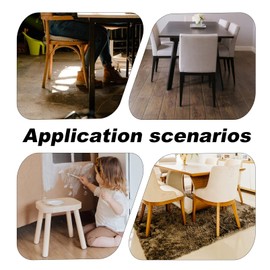 LALAFINA 28sets Chair Feet Sliders Desk Leg Protective Pad Furniture Floor Protector Mats