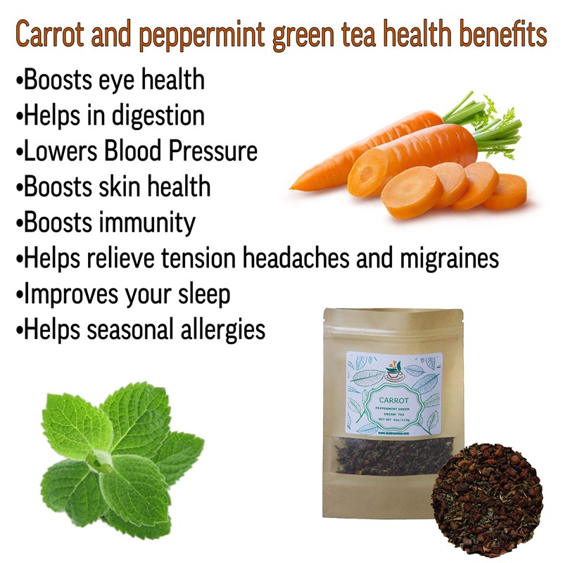 Carrot Peppermint Green Dream Tea