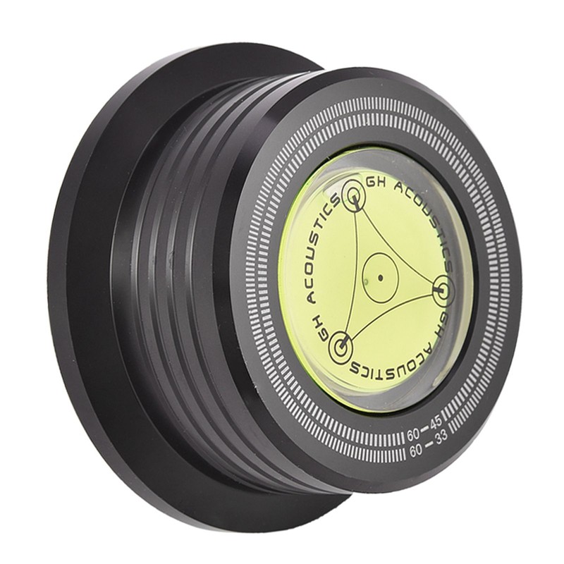 60Hz Turntable Disc Record Stabilizer Clamp with Bubble Level for