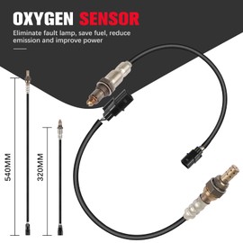 QIJIAUTO O2 Oxygen Sensor Compatible for Honda Odyssey 2008-2010 & for Acura MDX 2007-2009, RL 2009-2010, 3.5L 3.7L, Upstream or Downstream, 2-PC Set