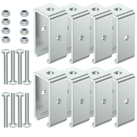 SKTREX Channel Trolley Track Hanger Bracket for UNISTRUT Strut Channel, 1-5/8 Intermediate Support Hange Bracket for All 1-5/8" Channel Trolley Track (8)