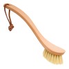 Redecker Curved Dish Brush, Strong Natural Tampico Fiber Bristles, Ergonomic