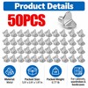 L-Shaped Shelf Support Pegs for Cabinets & Bookcases – 50PCS