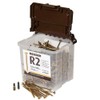 Reisser 9221580PB R2 Pozi Yellow Coated Woodscrew 400-Pieces in Tub