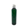 Natural Farms 8 oz Green Cosmo Plastic Bottles -12 Pack