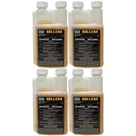 FPPF Killem 40119 -  Fuel Biocide and Slimicide 16 oz. Bottle (Pack of 4)