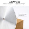 QZATTCAEN Aluminum Grinding & Polishing Disc Base Plate - 8"