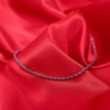 LIFETIME JEWELRY 3mm Diamond Cut Rope Chain Necklace 24k Real