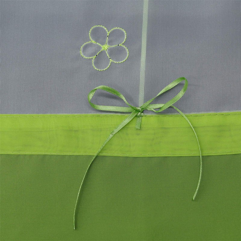 ESLIR Roman Blind, Kitchen Roman Curtain with Drawstring, Transparent Ribbon
