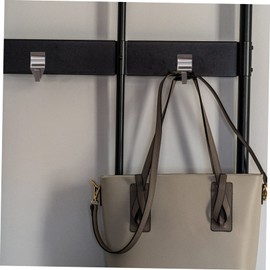 Ciieeo 5Pcs No Drill Hook Stainless Steel Vinyl Wallboard Hidden Hooks for Hanging Kitchen Utensils Clothes and Outdoor Decor