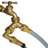 Brass Hose Splitter Garden Hose Y Valve Connectors 2 way