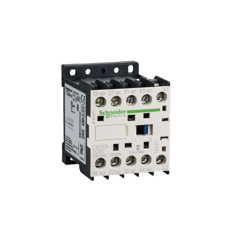 Iec Control Relay, 2No/2Nc, 480Vac, 10A