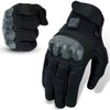 FOXKULL Tactical Gloves for Men, Touchscreen Motorcycle Gloves with Hard