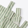 TOPICK Striped Panel Curtains, School Running, Linen Curtains with Stripes,