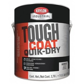 Krylon Interior/Exterior Paint, High Gloss, Alkyd Base, White, 1 gal K00780404-16 - 1 Each