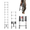 VEVOR Telescoping Ladder, 10.5ft Stainless Steel Lightweight Extension Ladder, Multi-Button