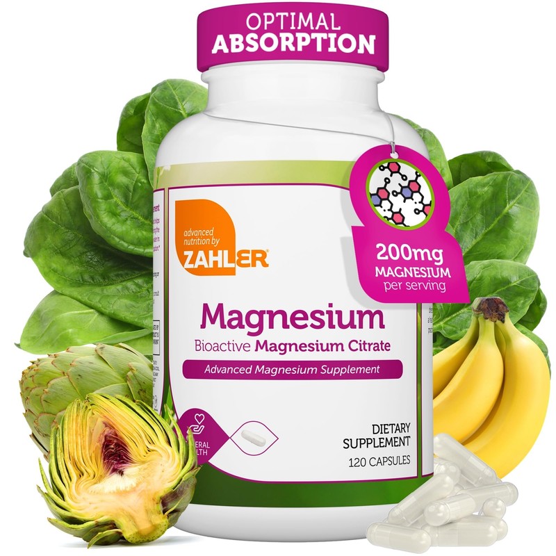 Zahler Magnesium Citrate, All Natural Supplement with Maximum Absorption, Helps