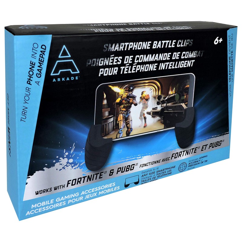 ARKADE Smartphone Battle Clips - Mobile Gaming Accessories Black