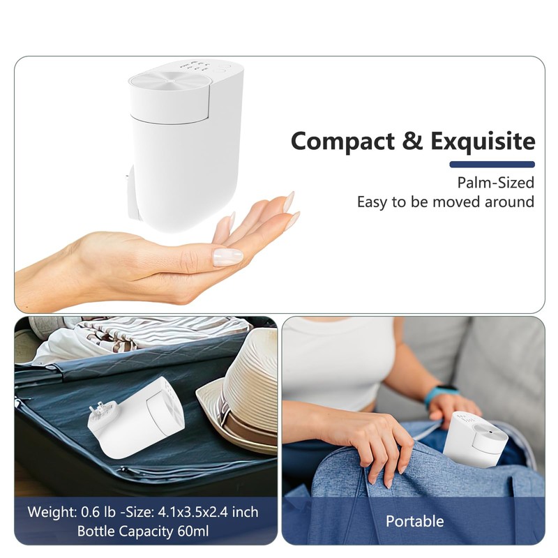 USMLMOOT Plug-in wall Diffuser, Waterless Diffuser for Essential Oils, Portable