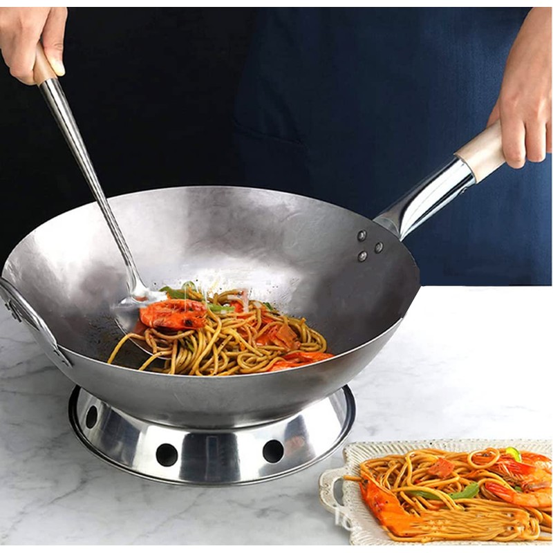 NatureMan Wok Ring is Suitable for All Woks, Pans, Steel