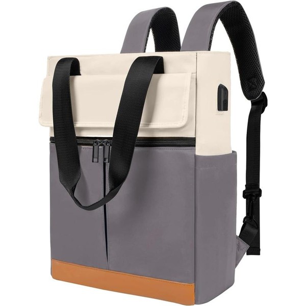 Women's Convertible Daypack Laptop Backpack, Computer Backpack Work Backpack with