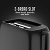 OVENTE Electric 2 Slice Toaster Machine with 6-Shade Browning Selector