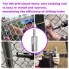 9 Gauge Drill Chuck Wire Twist Ties Tool, High-Tensile Wire
