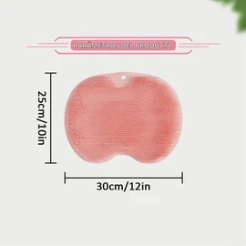 Alfombrilla de Silicona para Ducha y Pies con Ventosas – Masaje y Exfoliación