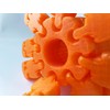 Light UP Translucent Orange 3D Printed Octopus