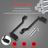 LDJXDADI Heel Toe Shifter Lever Pegs,Front Rear Shift Peg Fit