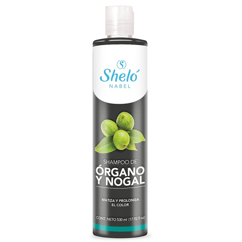 Shampoo De Órgano Y Nogal 530ml Cabello Teñido Matiza Oscuro