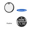 LANZMYAN Compatible with Ford Mustang Engine Start Stop Button Cover