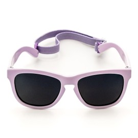 Kiddus Sunglasses for Kids Toddler Girls Boys Age 2-4 Years UV400 Sun Filter CAT3 Rubber BPA Free Adjustable Removable Strap, 53
