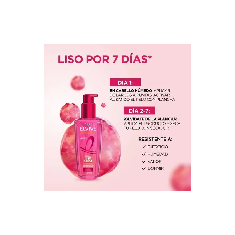 Elvive Dream Liso L'oréal Paris Serum Para Cabello Con Frizz