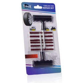 Black Tire Repair Kit 8-Piece T-Handle Tire Plug Kit