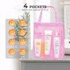 Elecbee Mesh Shower Caddy Portable Shower Bag for College Dorm