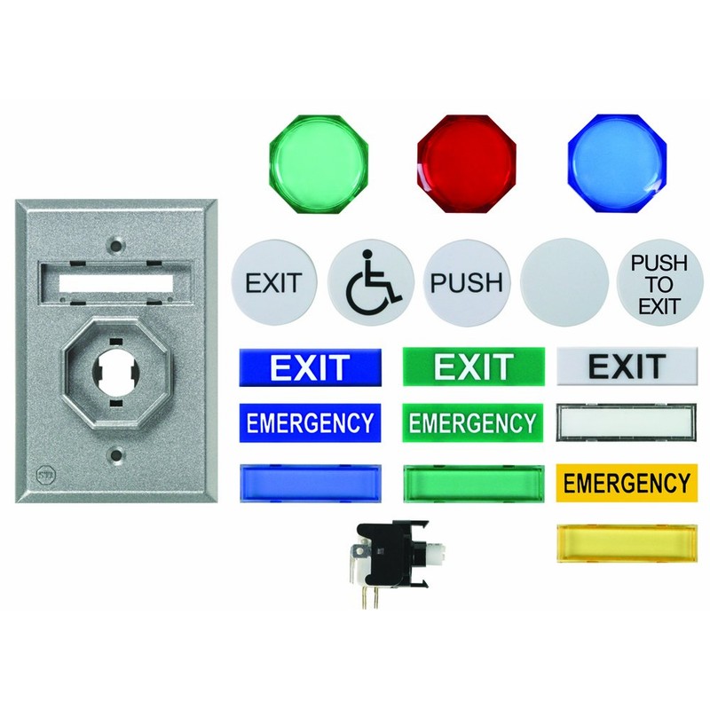 Safety Technology International, Inc. UB-1 Universal Button, Momentary Illuminated LED