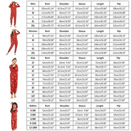 Neufigr Family Christmas Pajamas Matching Sets, Xmas PJs Mathching Set, Holiday Family Sleepwear Sets Long Sleeves and Pants Outfits(E916778)