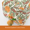 Saffron Marigold Quilted Floral Makeup Bag Set – Pineapple Grove