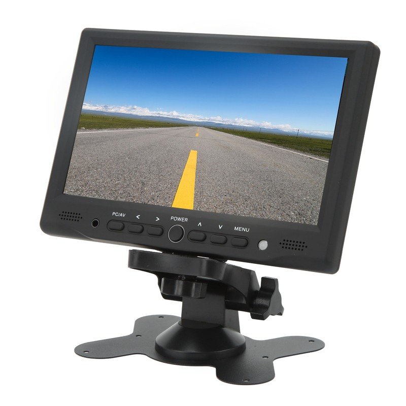 7in TFT LED Monitor VGA AV DC HD Multimedia Interface