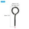 PATIKIL 10pcs M5x65mm Eye Screw 304 Stainless Steel Eye Screw