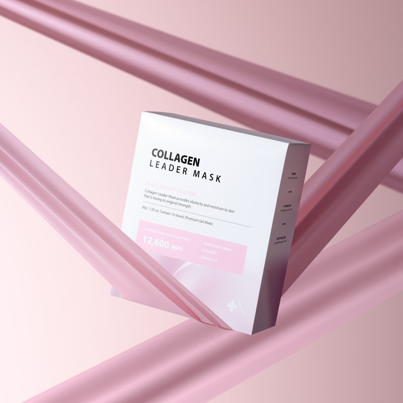 Sante Collagen Leader Mask Pack 1 Box (1Box=10ea) Moisturizing Calming