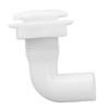 Marine Thru Hull Connector Leakproof Ergonomic Reliable Rugged 90° Thru