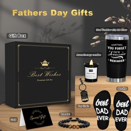 YTOOK Father's Day Gift Set, Fathers Day Gift from Daughter Son, Best Gifts for Dad, Dad Christmas Birthday Gifts, Presents for New First Time Dad