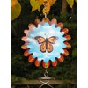 16,5 cm Designer animierte Schmetterling Wind Spinner + lange 30,5